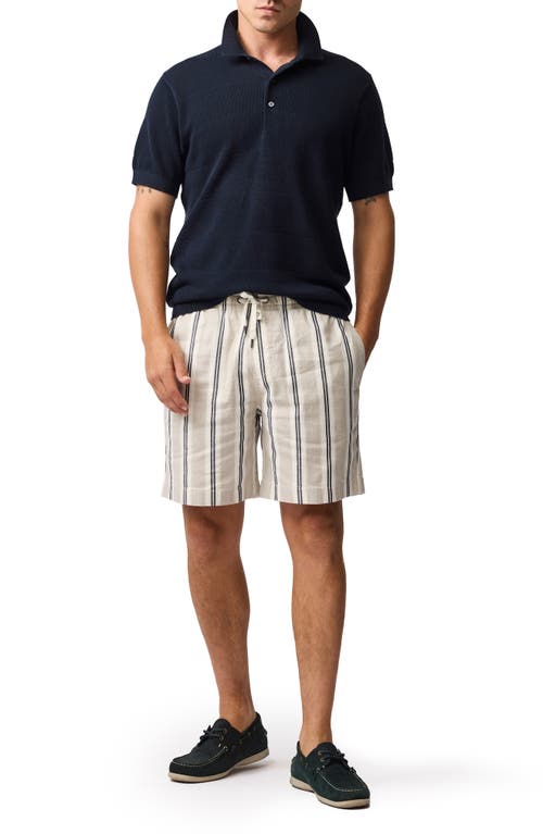 Rodd & Gunn Wingfield Textured Stripe Pull On Shorts