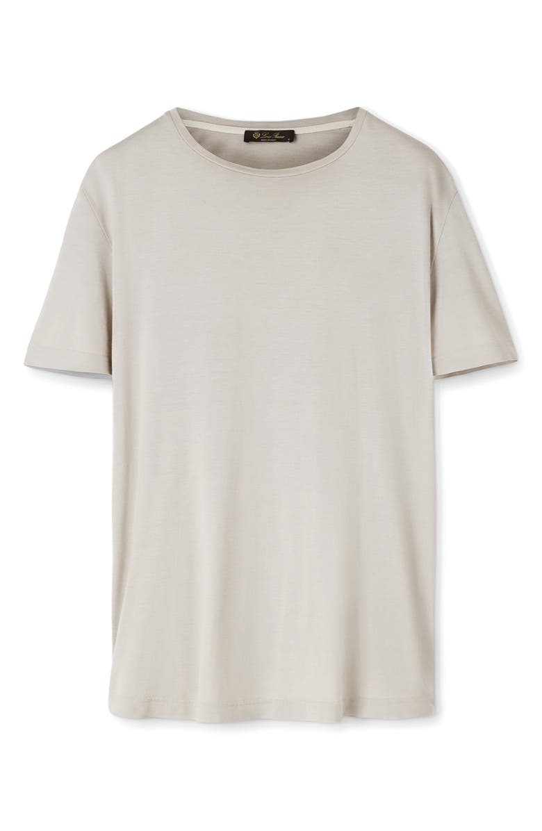 Loro Piana Silk & Cotton T-Shirt, Alternate, color,