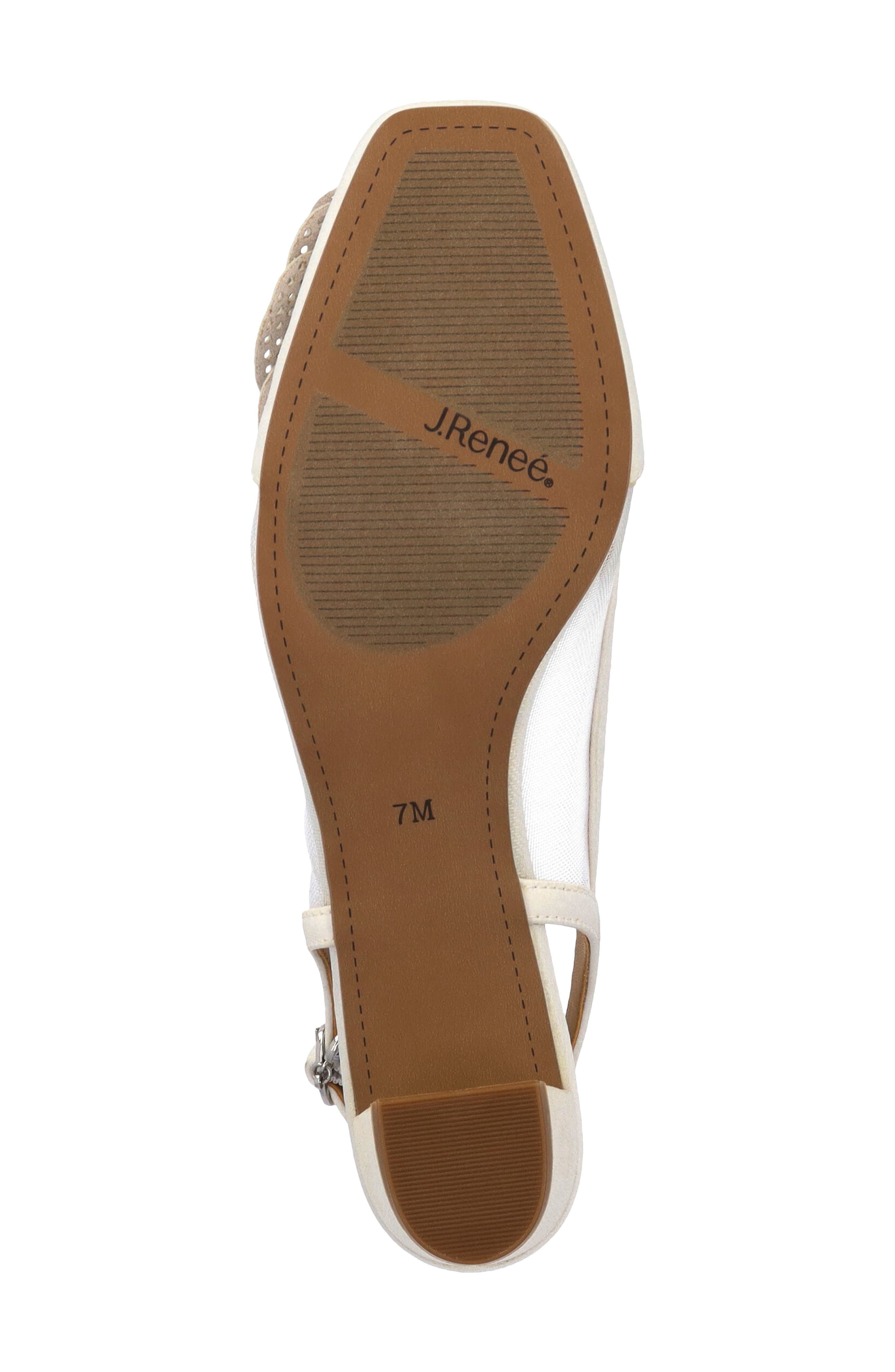 Bellina Slingback Pump, Alternate, color, WHITE