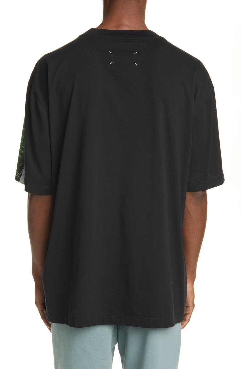 Maison Margiela Circuit Oversize Graphic Tee, Alternate, color,