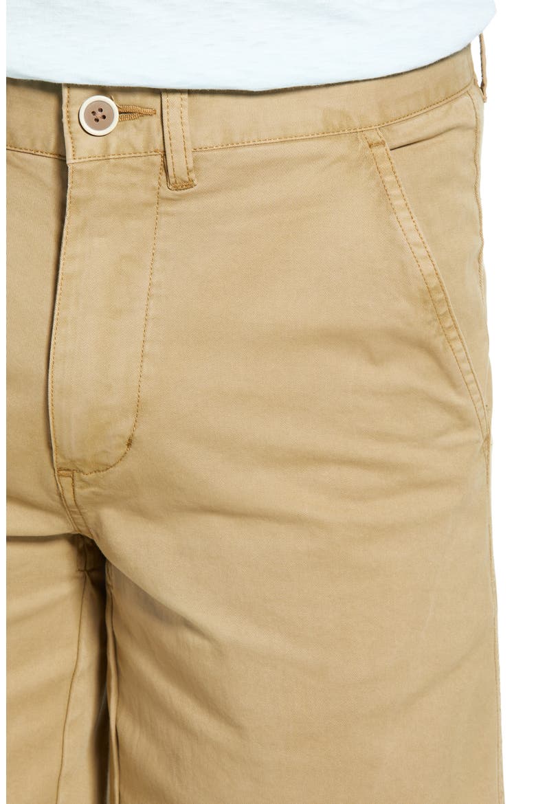 'Sunny' Stretch Chino Shorts, Alternate, color, BRITISH TAN