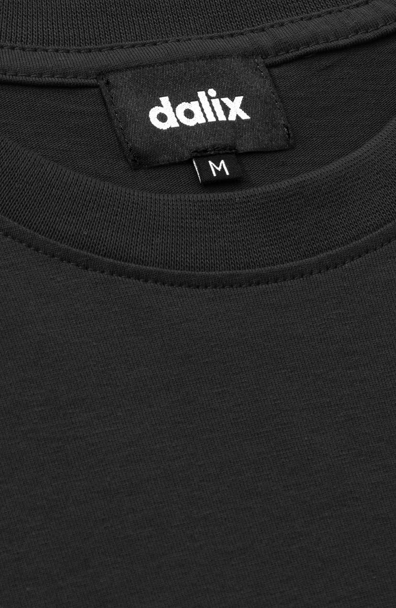 Dalix Mens Ghost Soft Heavyweight Tee, Alternate, color, Black