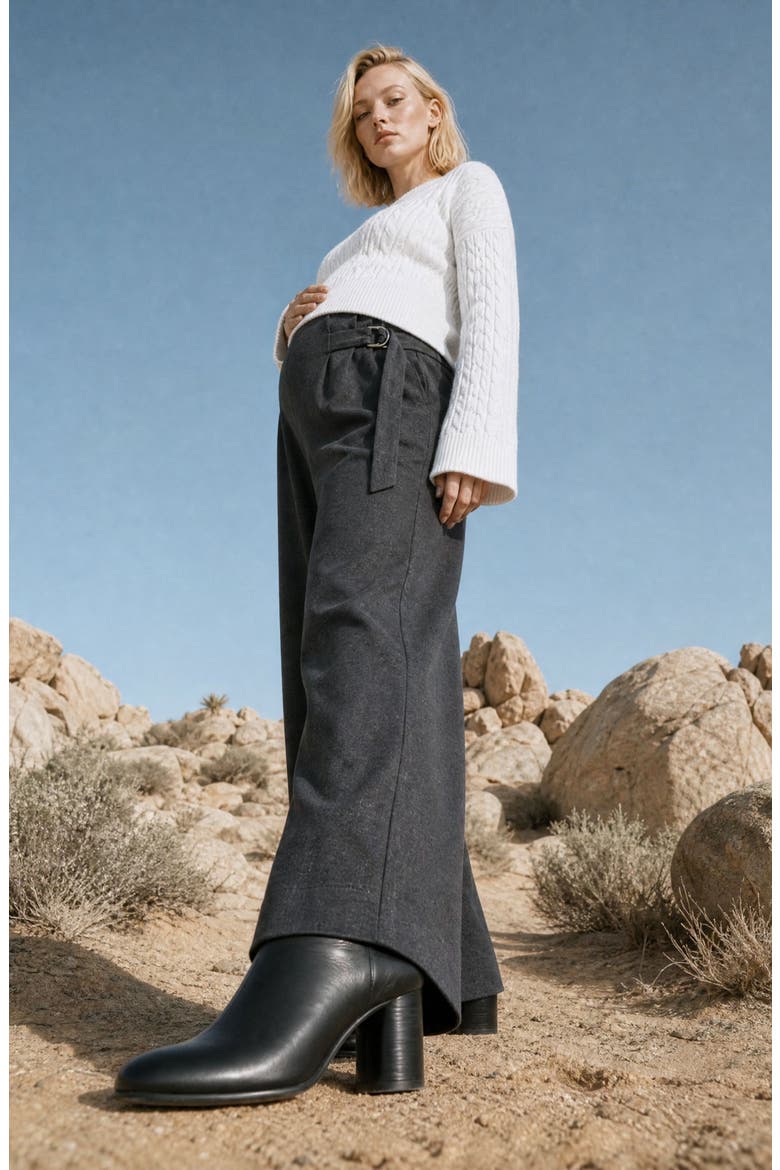 Maternity Pants Cleo, Alternate, color, Grey