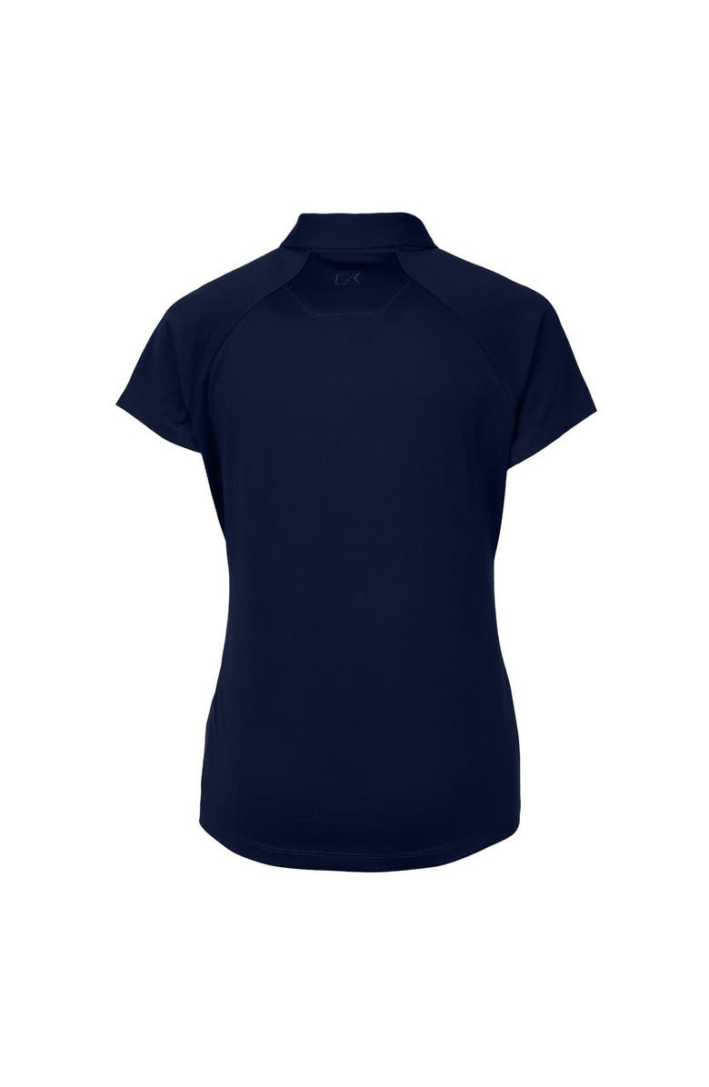 Cutter & Buck Women's Cutter & Buck Navy Lehigh Valley IronPigs Forge DryTec Raglan Stretch Polo, Alternate, color,