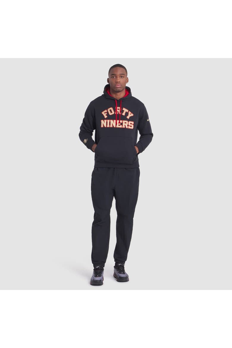 Men's Nike Black San Francisco 49ers 2025 Rivalries Collection Club Hoodie, Alternate, color, Black