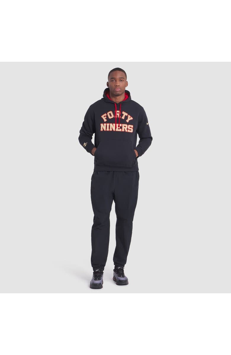 Nike Men's Nike Black San Francisco 49ers 2025 Rivalries Collection Club Hoodie, Alternate, color, Black