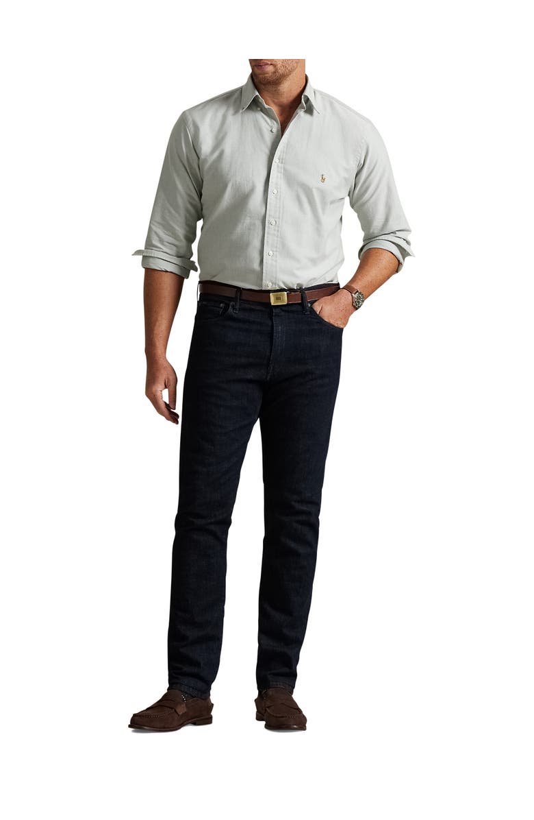 Polo Ralph Lauren Big & Tall The Iconic Oxford Sport Shirt, Alternate, color, Shamrock