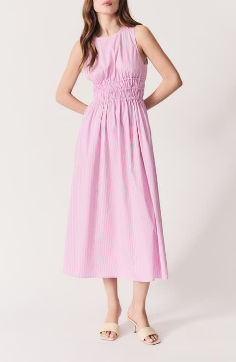 Capelas Stripe Cotton Maxi Sundress