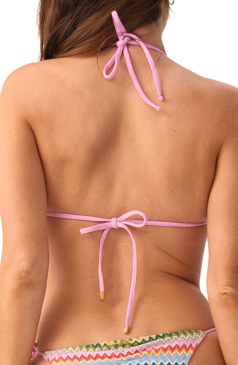 PQ SWIM Triangle Bikini Top, Alternate, color, Ziggy