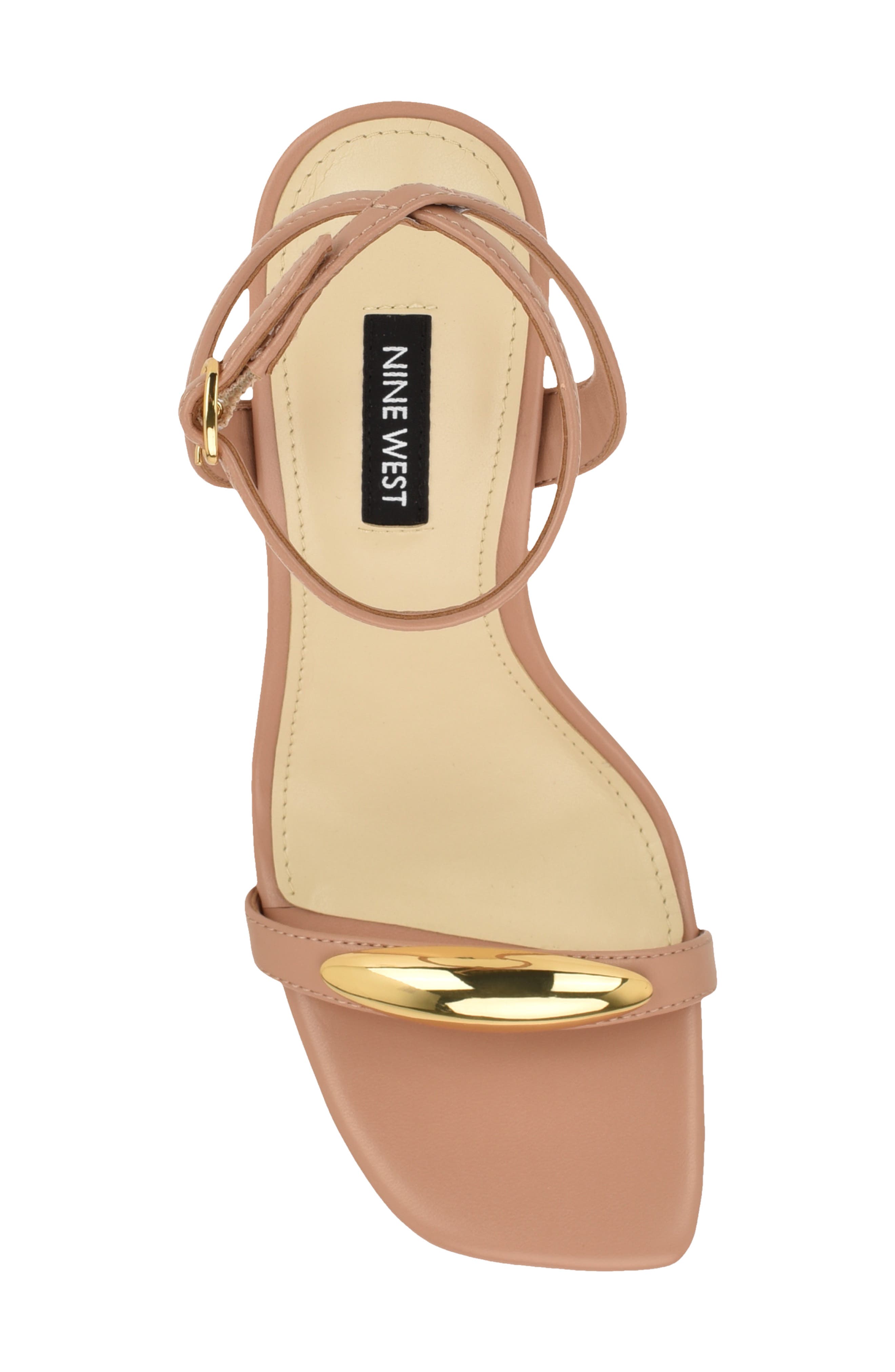 Nine West Props Ankle Strap Sandal, Alternate, color, Light Natural