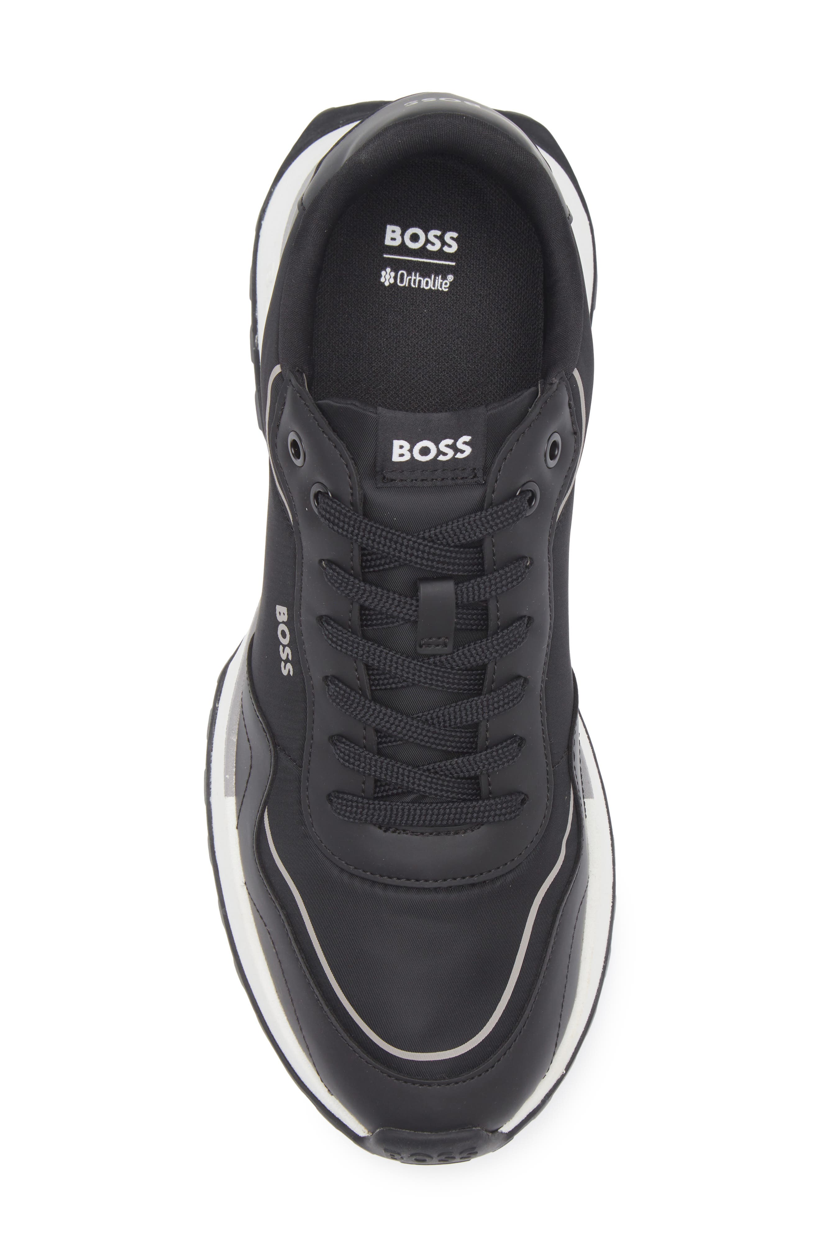 BOSS Jonah Runn Sneaker, Alternate, color, Black