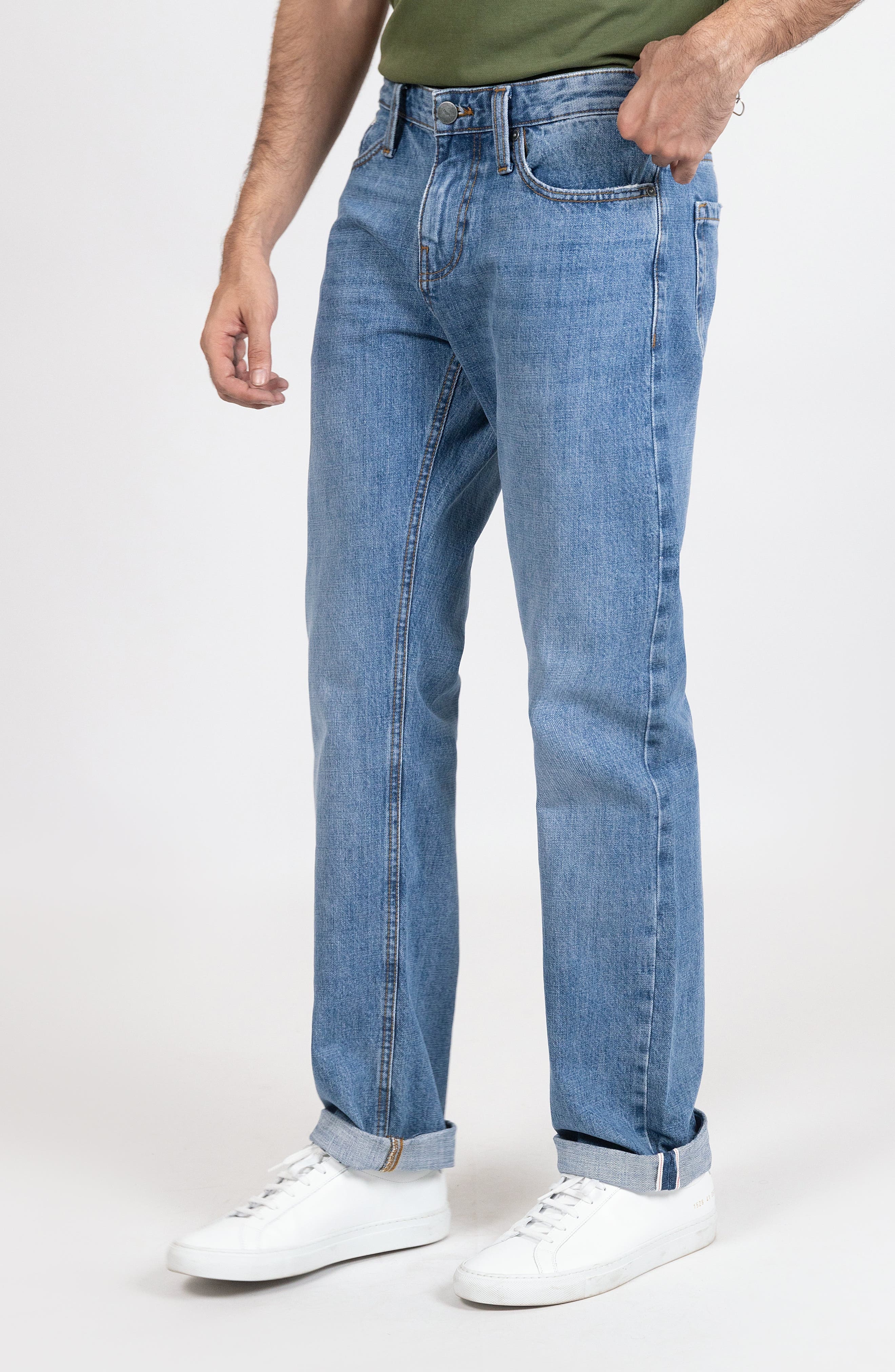 Slim Straight Selvedge Stud Jeans - image 4