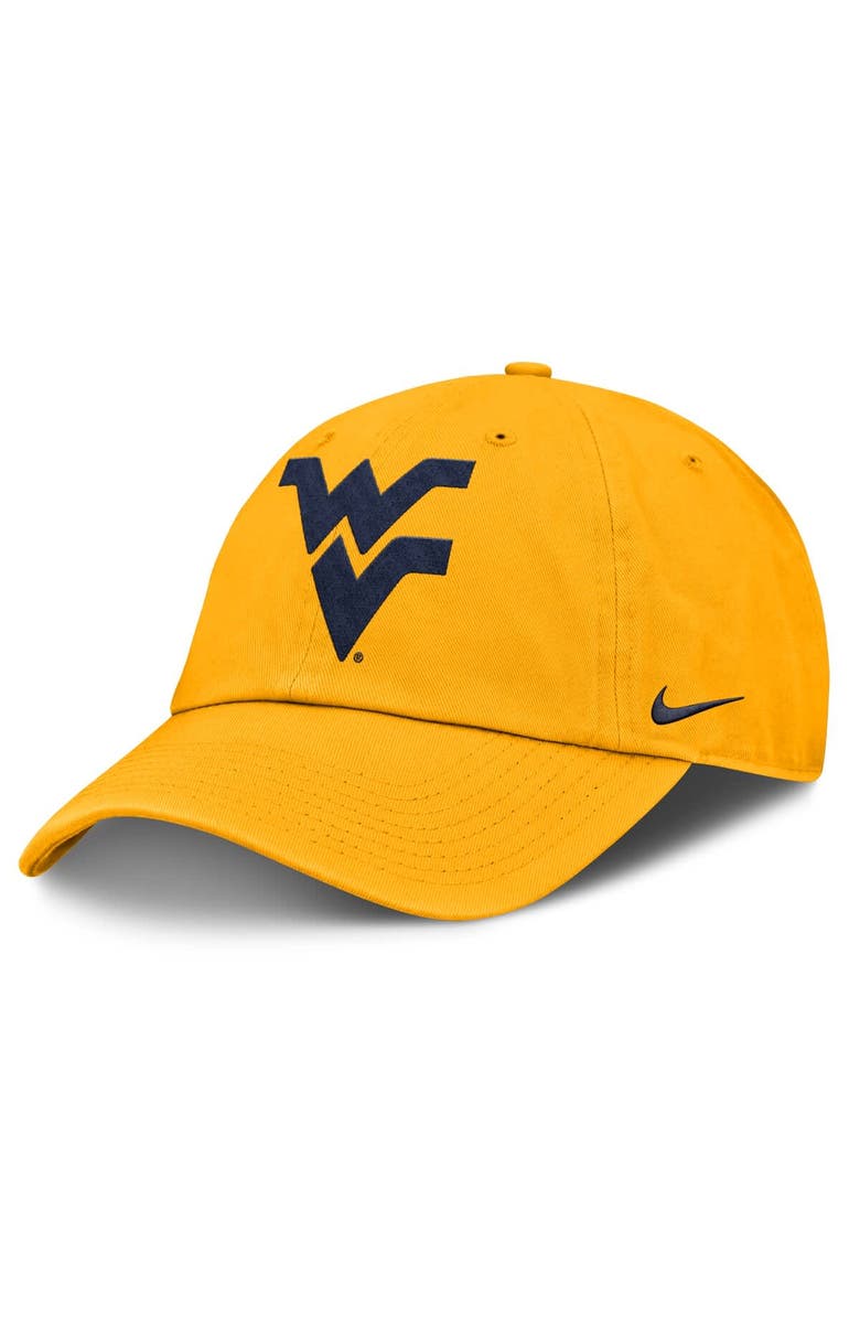 Nike Men's Nike Gold West Virginia Mountaineers Primetime Club Adjustable Hat, Main, color, 