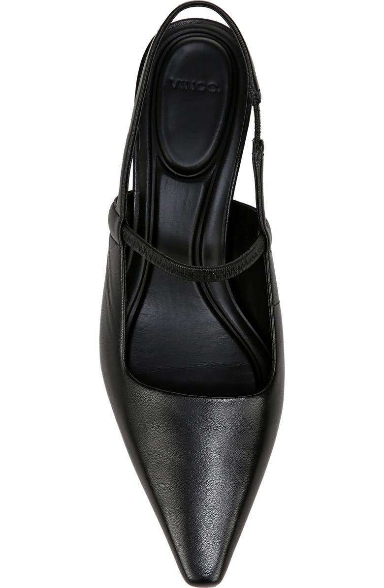 Vince Venice Slingback Pointed Toe Kitten Heel Pump, Alternate, color,