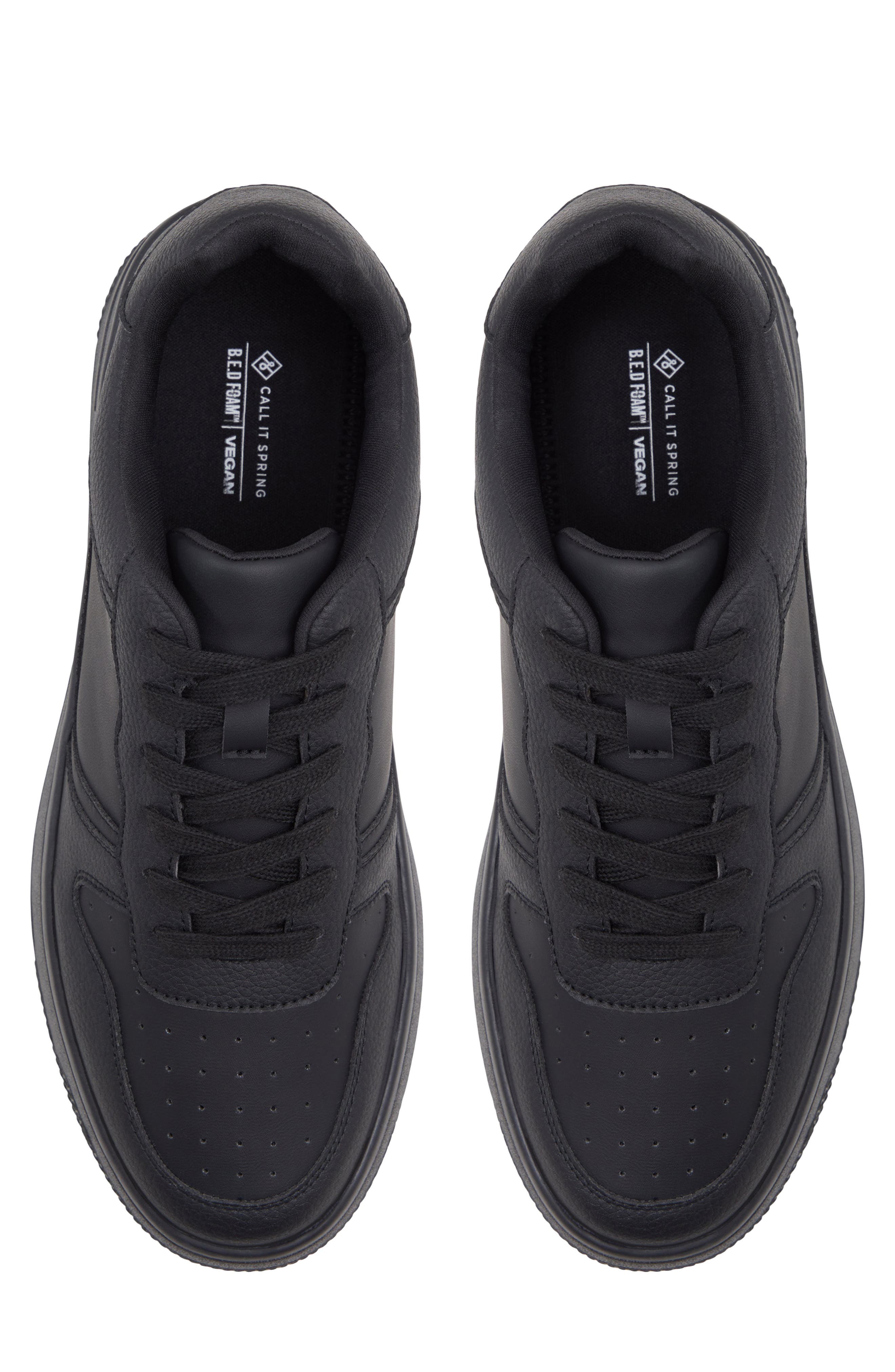 Call It Spring By Aldo Fresh Low Top Sneaker, Alternate, color, Other Black