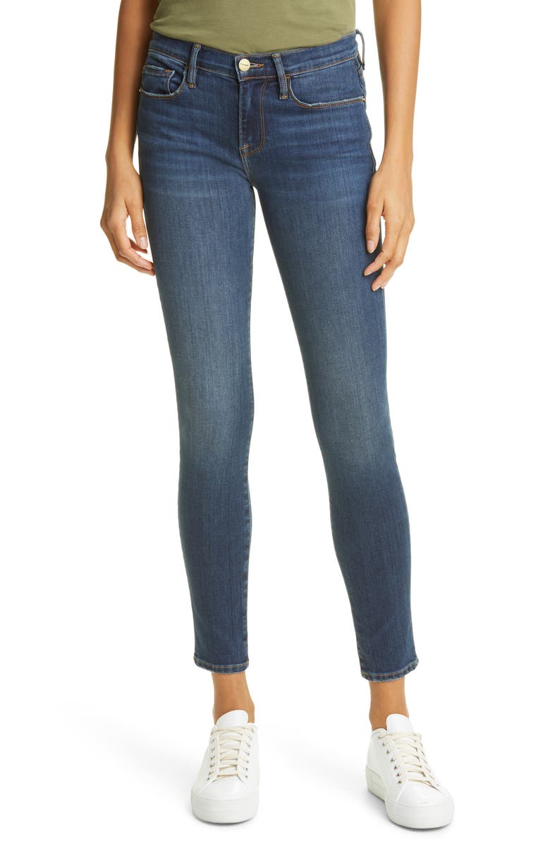 FRAME Le Skinny de Jeanne Ankle Skinny Jeans, Main, color, 
