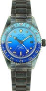 OUT OF ORDER Shaker Automatic GMT Ultra Distressed Bracelet Watch, 40mm