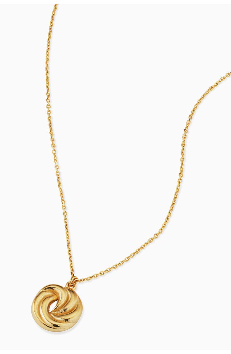 Oradina 14K Yellow Gold Infinite Love Pendant Necklace, Alternate, color, Yellow Gold