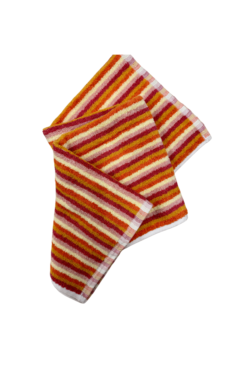 Striped Marseille Body Towel, Main, color, Coral Blush Marseille