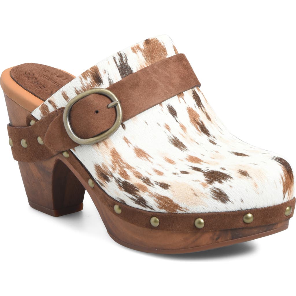 Kork-Ease® Gemini Leather Clog in Multi Calfhair at Nordstrom, Size 8