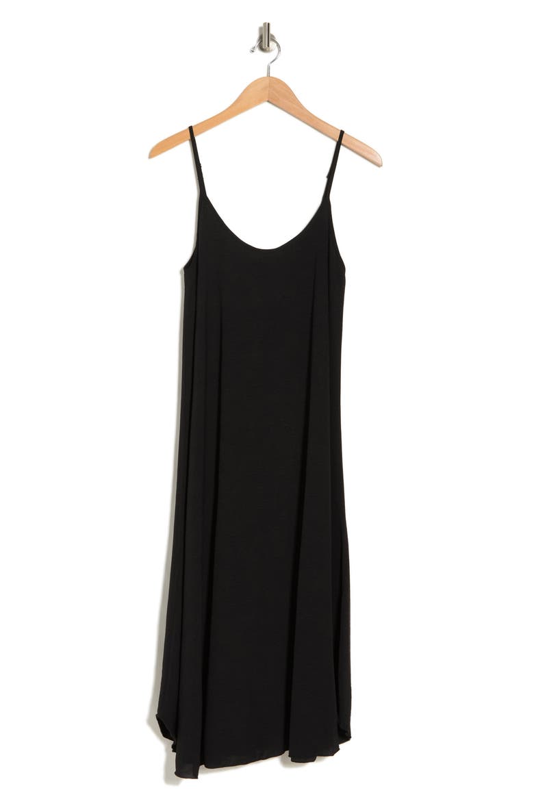 Airflow Midi Dress, Alternate, color, BLACK