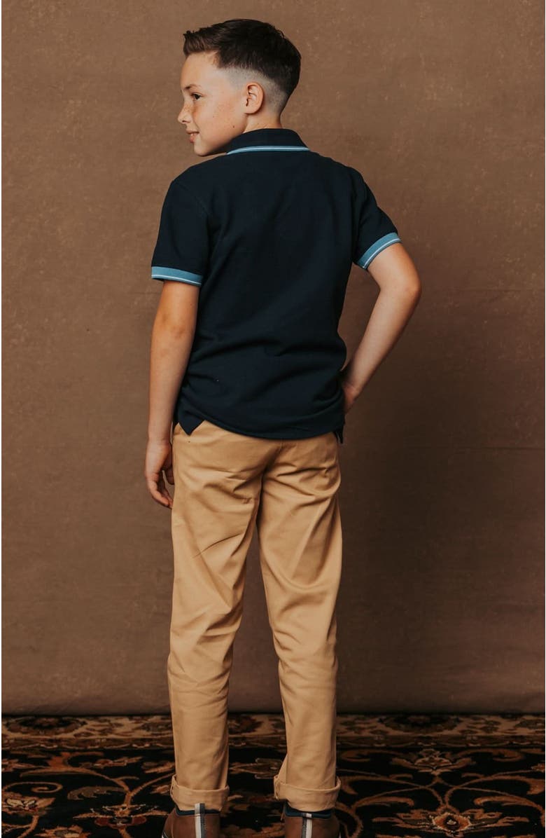 Hope & Henry Boys' Organic Skinny Stretch Chino, Toddler, Alternate, color, Skinny Stretch Khaki