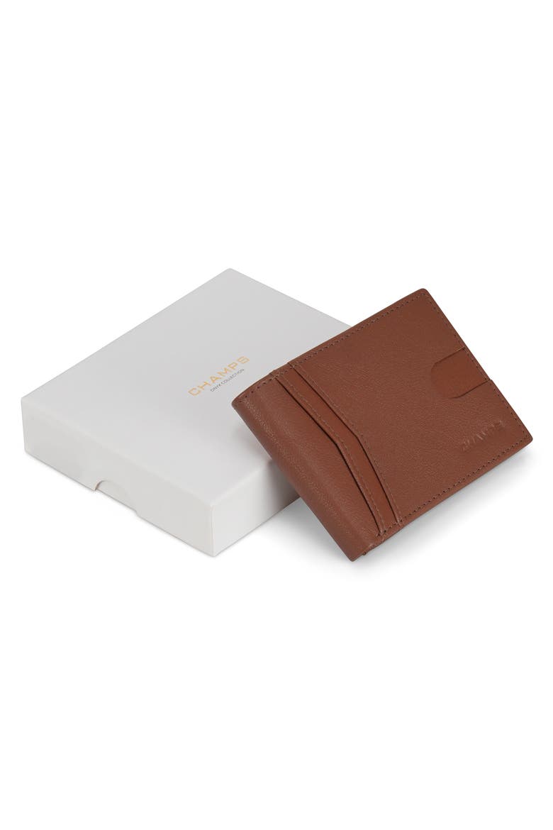 Onyx ID Flap Leather Bifold Wallet, Alternate, color, BROWN