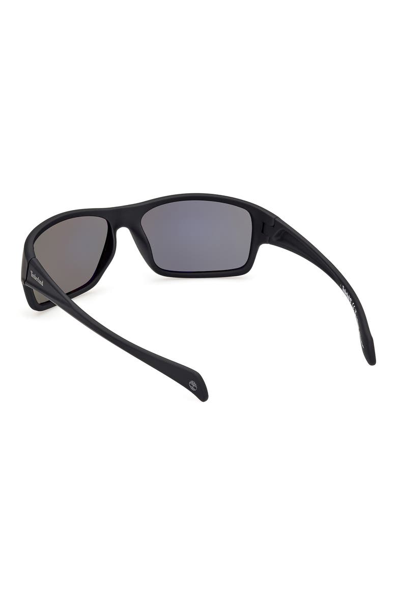 61mm Sunglasses, Alternate, color, MATTE BLACK / GREEN POLARIZED