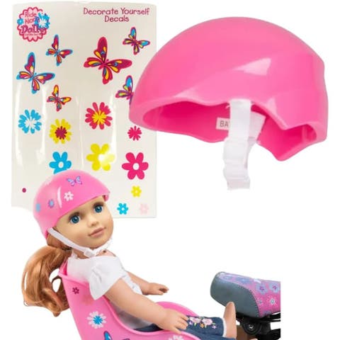Bike Helmet Compatible with 18" Dolls