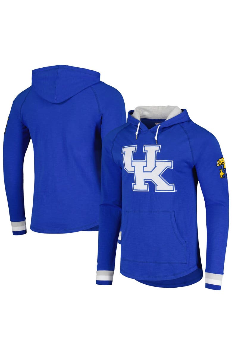 Mitchell & Ness Men's Mitchell & Ness Royal Kentucky Wildcats Legendary Raglan Pullover Hoodie, Main, color,