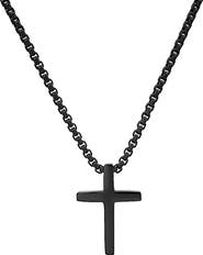 HMY JEWELRY Men's Cross Pendant Necklace