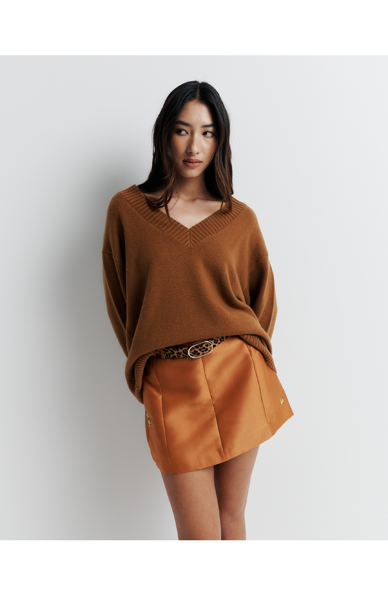 Romy Jade Skirt, Alternate, color, Amber