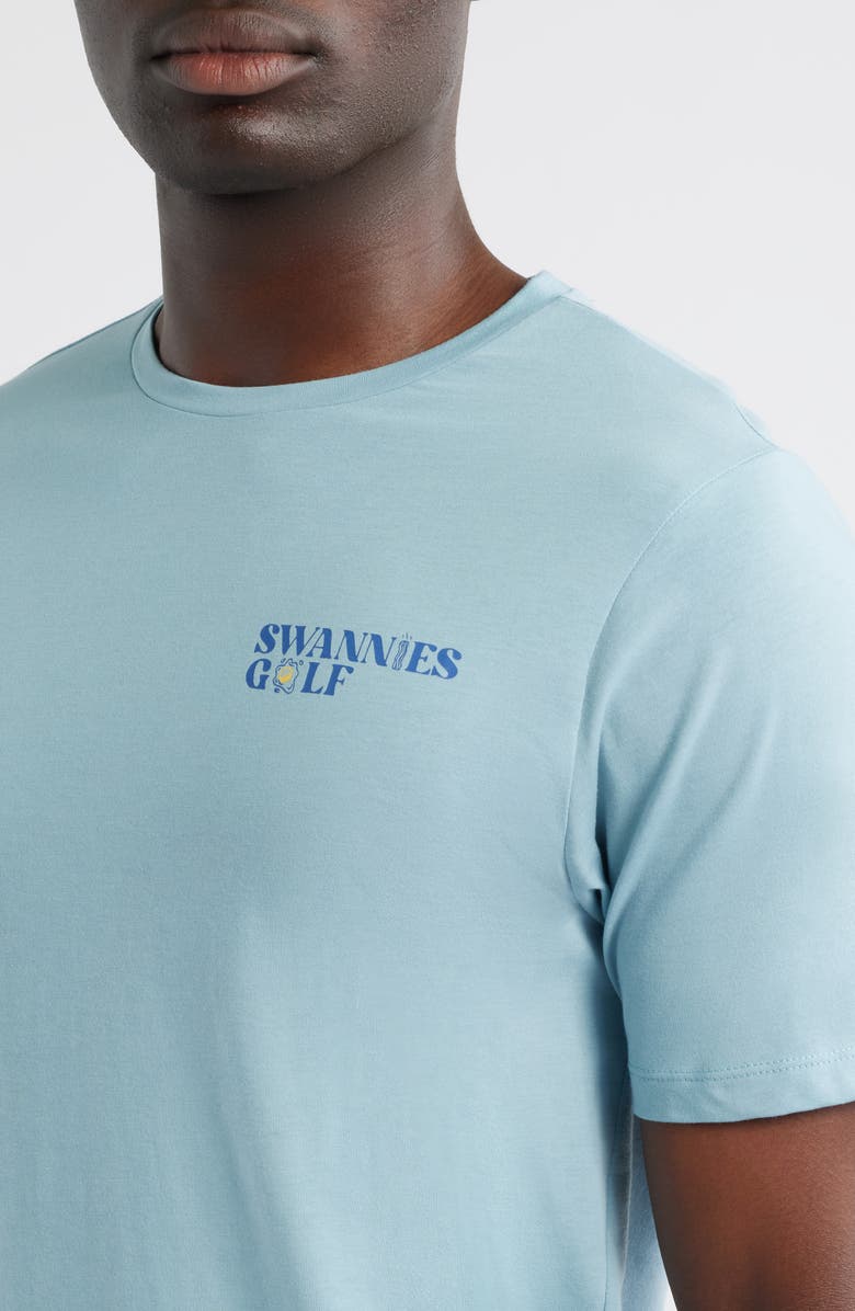 Swannies Ham & Eggs Graphic T-Shirt, Alternate, color, Slate Blue