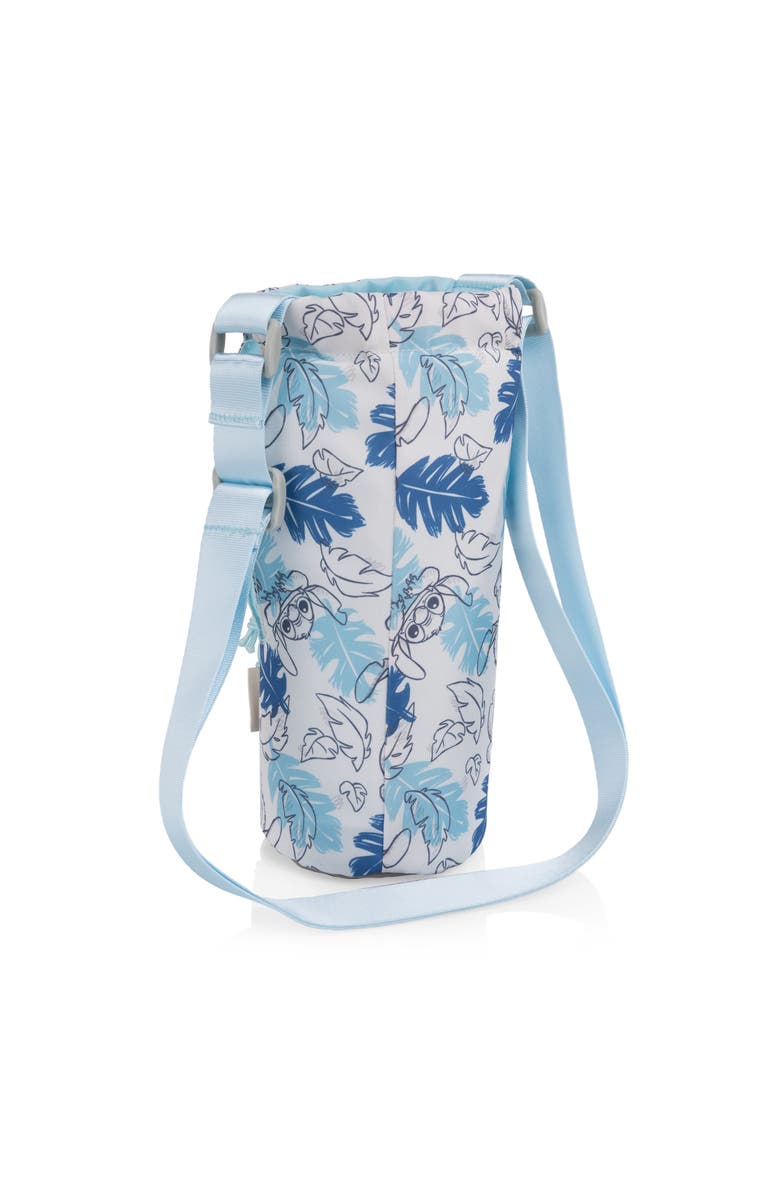 Oniva Lilo & Stitch - Stitch Leaf Eclipse Tumbler Tote, Alternate, color, White With Blue Leaf Design