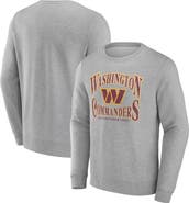 FANATICS Men's Fanatics Branded Heather Gray Washington Commanders Playability Pullover Sweatshirt