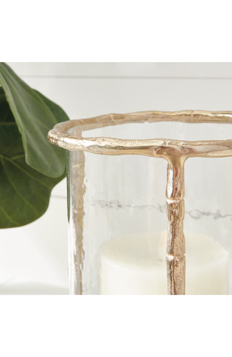 Napa Home & Garden Baldwin Hurricane 10.5", Alternate, color, Gold