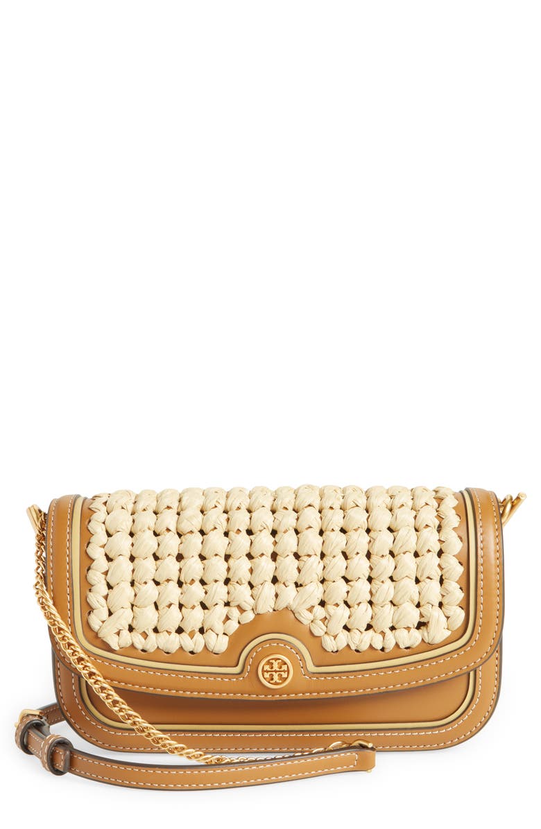 Tory Burch Robinson Wallet on a Chain, Main, color, 