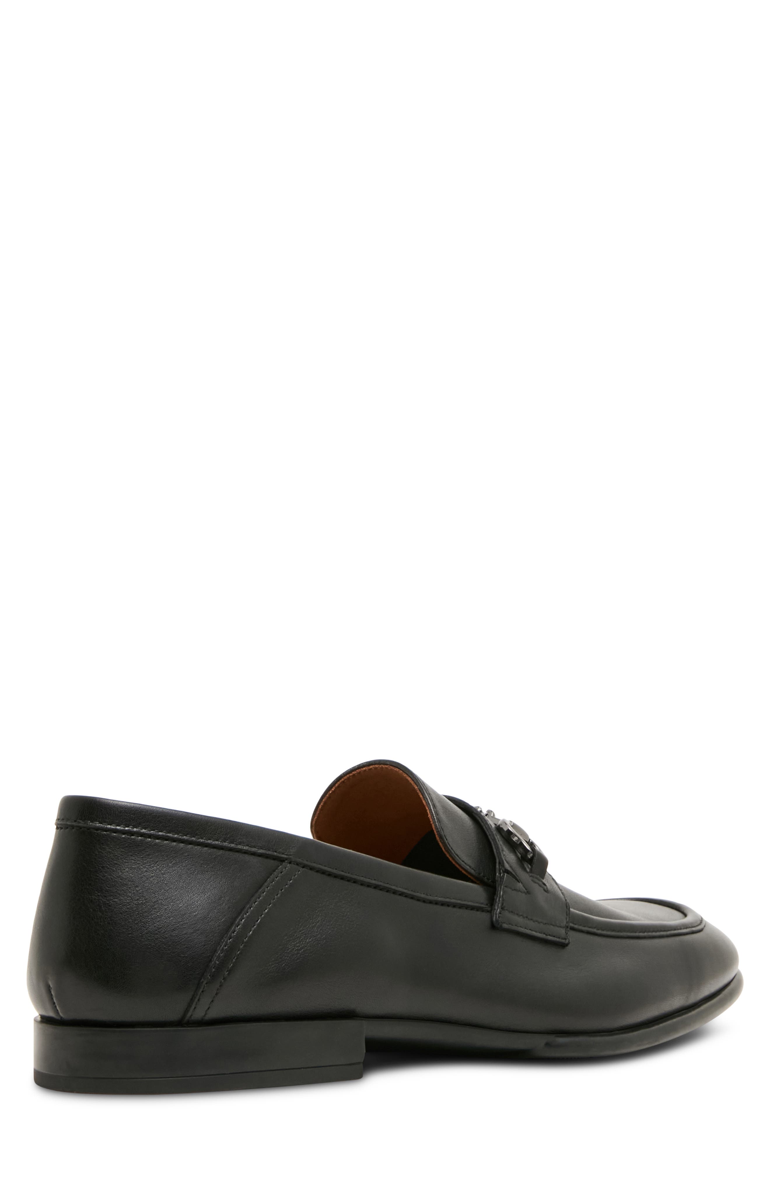 Beckham Leather Bit Loafer, Alternate, color, BLACK LEATHER
