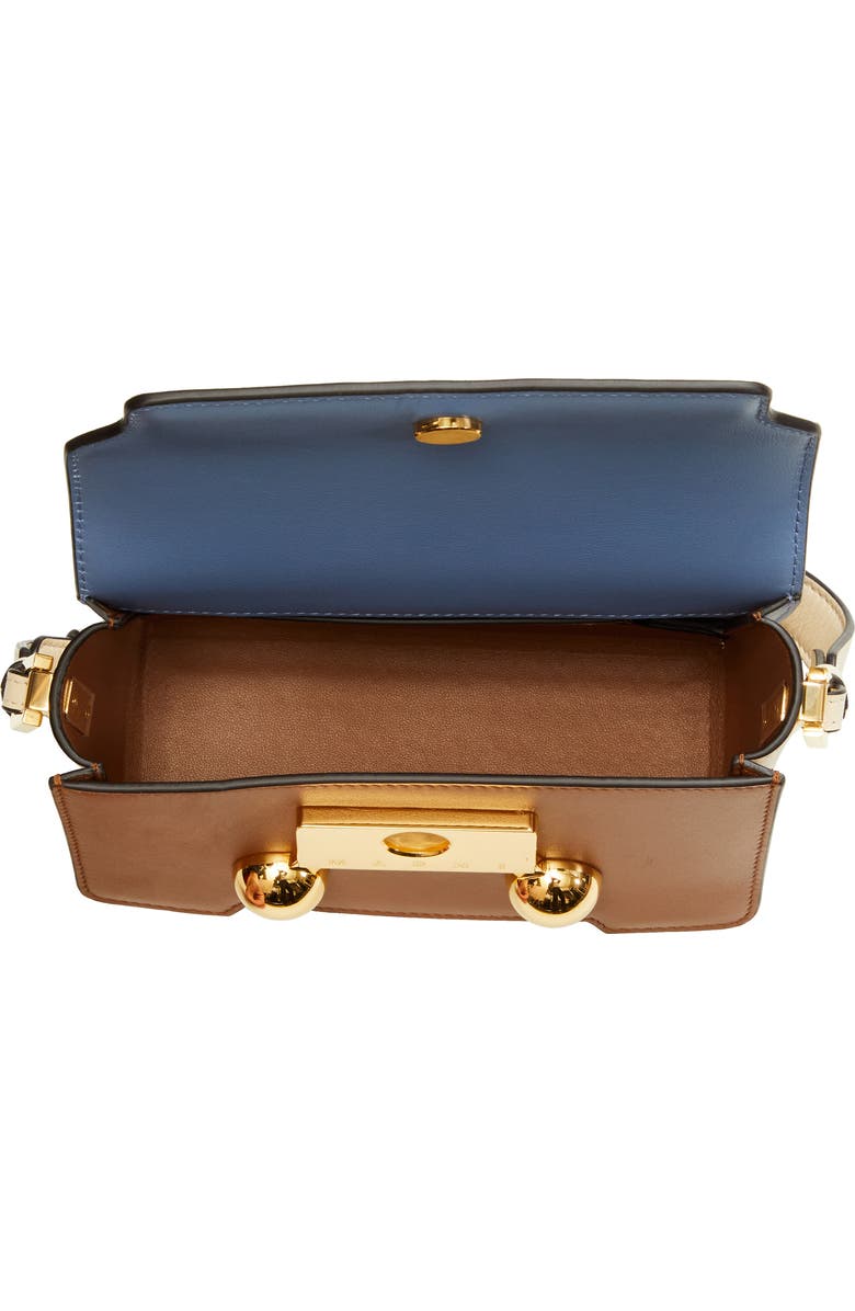 Marni Medium Trunkaroo Colorblock Leather Shoulder Bag, Alternate, color,