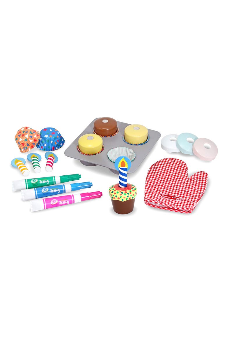 Melissa & Doug Toy Cupcake Playset, Alternate, color, 