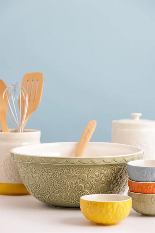 Mason Cash Home To Roost Sage Mixing Bowl
