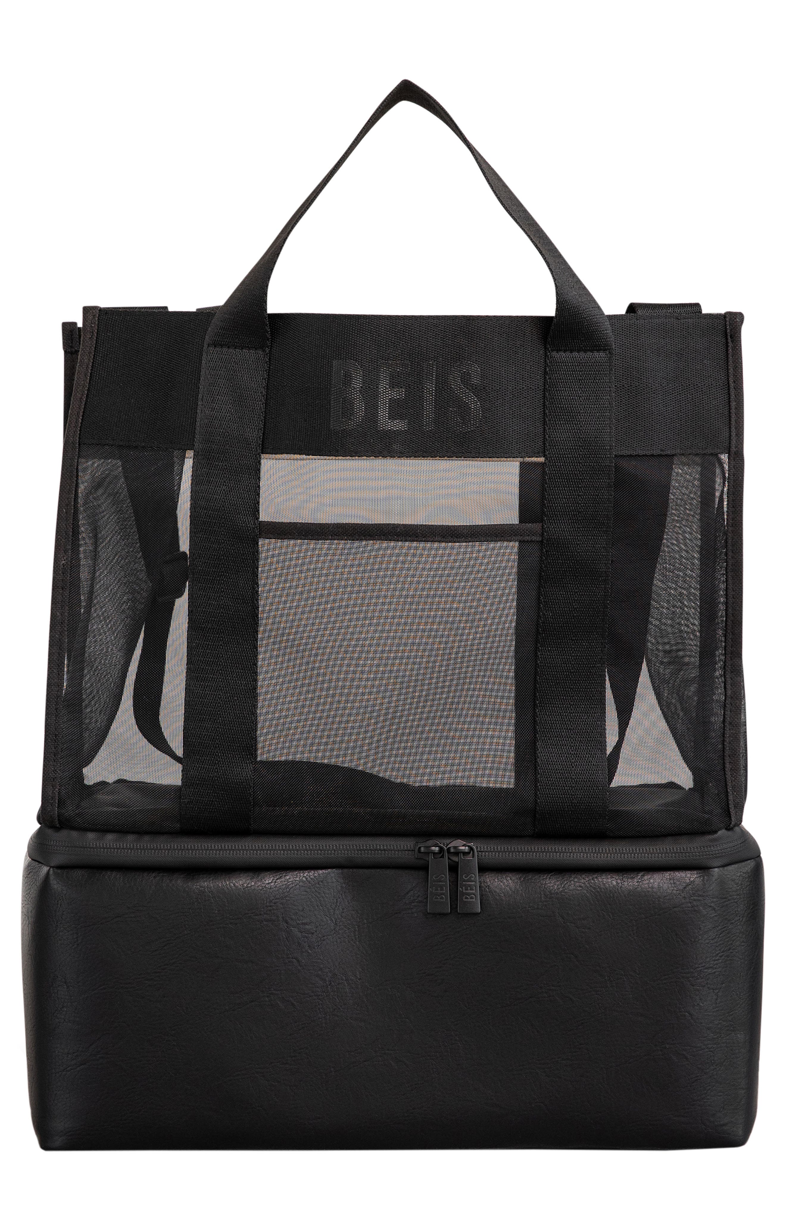 Béis The Mesh Cooler Tote, Main, color, 