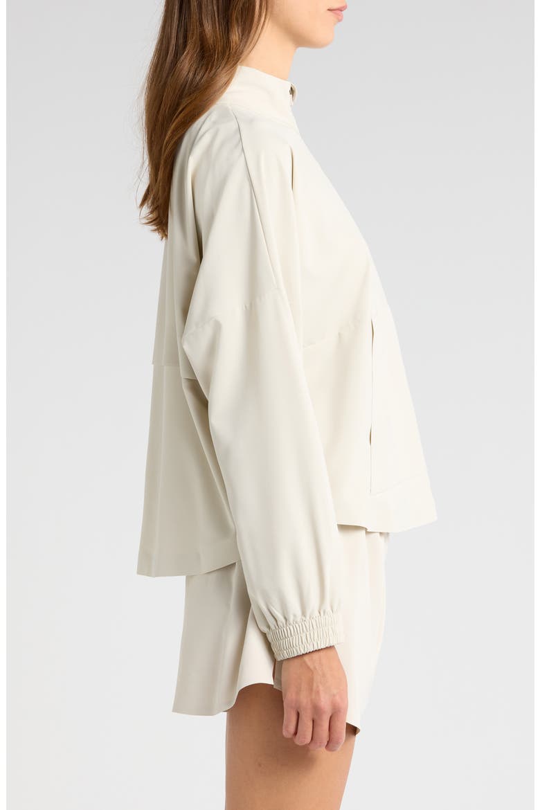 Mirage Water-Repellent Half-Zip Jacket, Alternate, color, SAND
