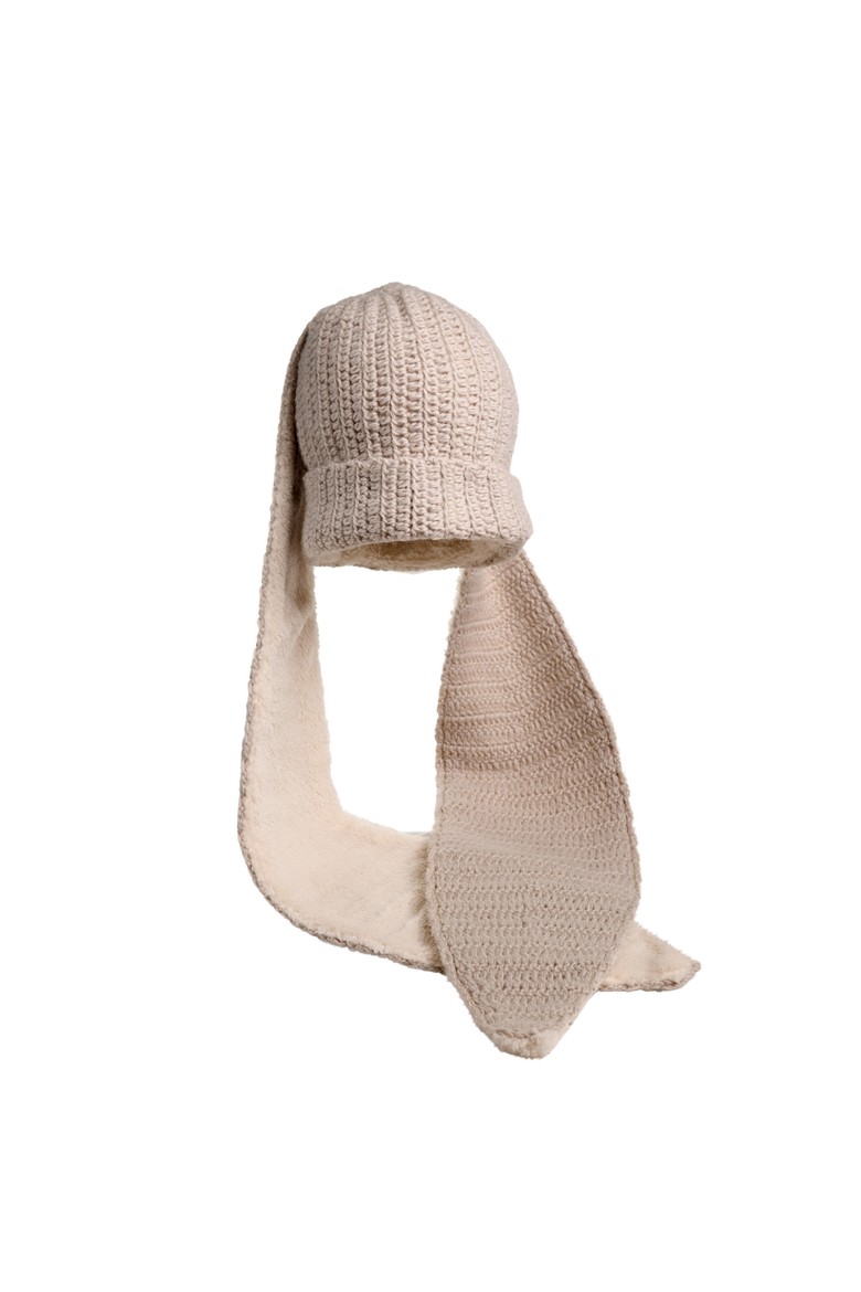 Oversized Ear Beanie, Alternate, color, Linen