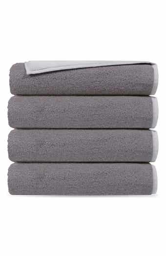 DePera Set of 4 Double Face Turkish Cotton Hand Towels