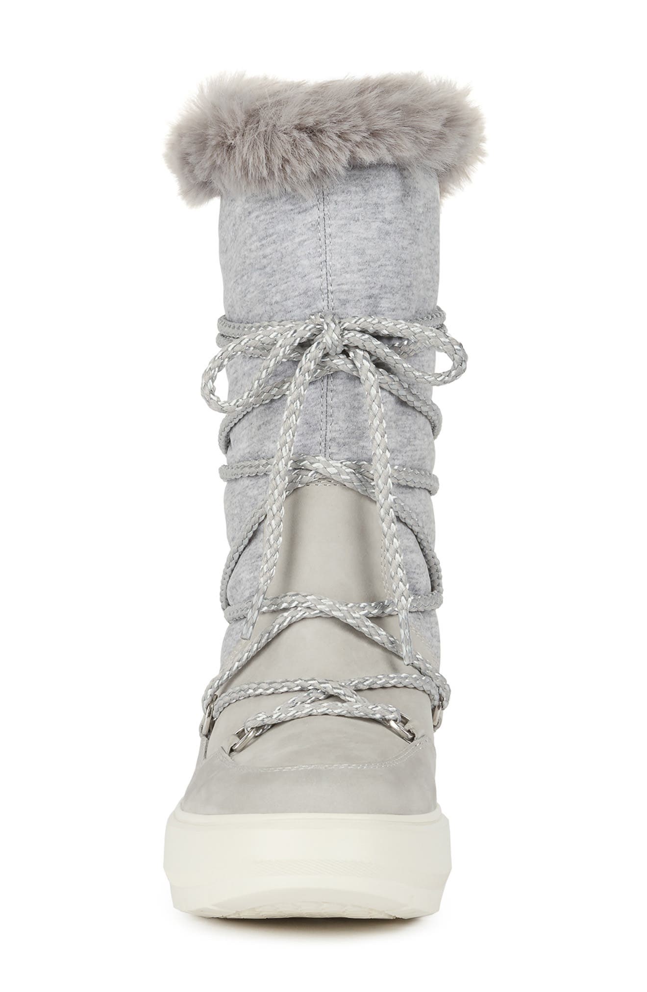 Kaula Waterproof Boot, Alternate, color, GREY NUBUCK LEATHER