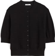 Madewell Textured Short Sleeve Cardigan