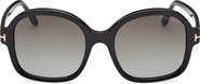 TOM FORD 68mm Butterfly Sunglasses