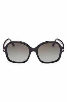 TOM FORD 68mm Butterfly Sunglasses