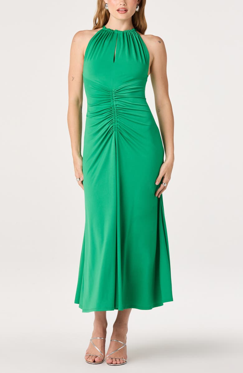 ASTR the Label Mallory Sleeveless Dress, Main, color, Kelly Green